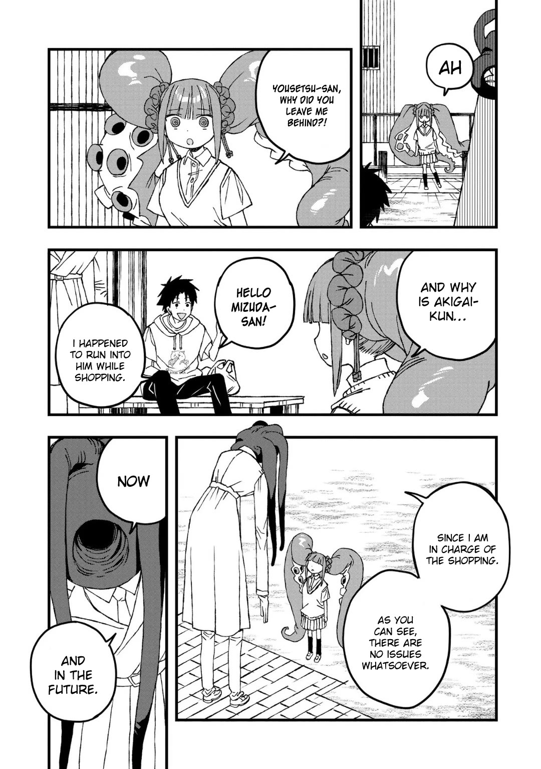 You Can’t Escape From Mizudako-chan! Chapter 24 page 18 - Chapter 24: Mysterious Henohenomoheji Masked Man