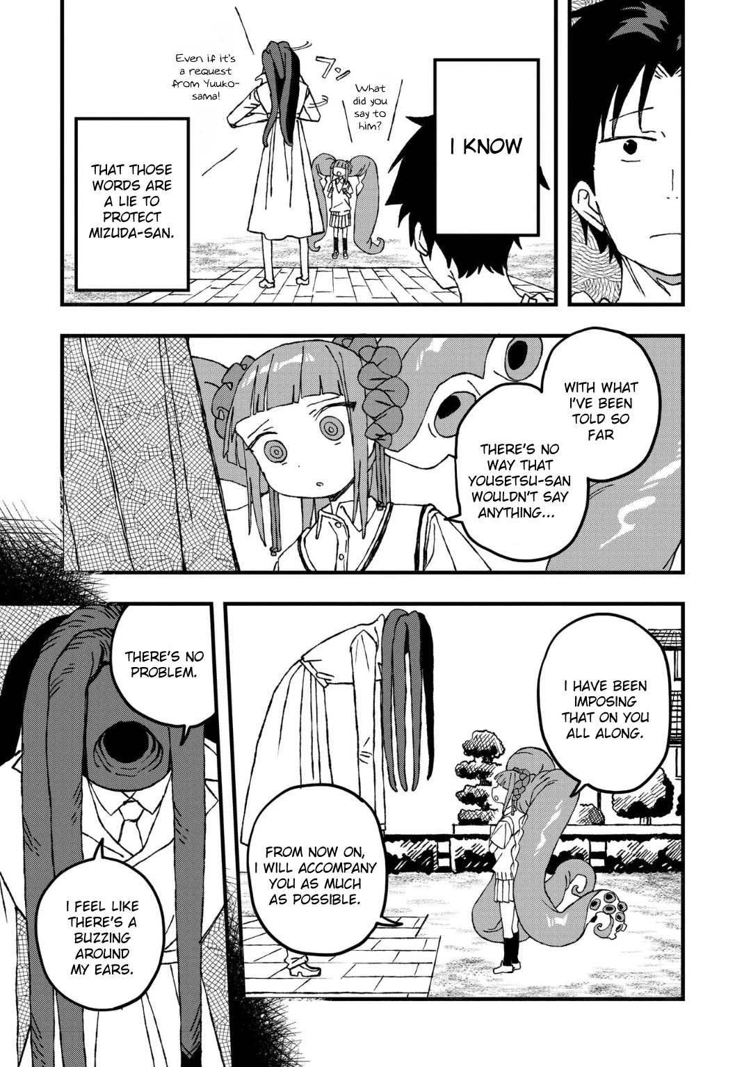 You Can’t Escape From Mizudako-chan! Chapter 24 page 19 - Chapter 24: Mysterious Henohenomoheji Masked Man