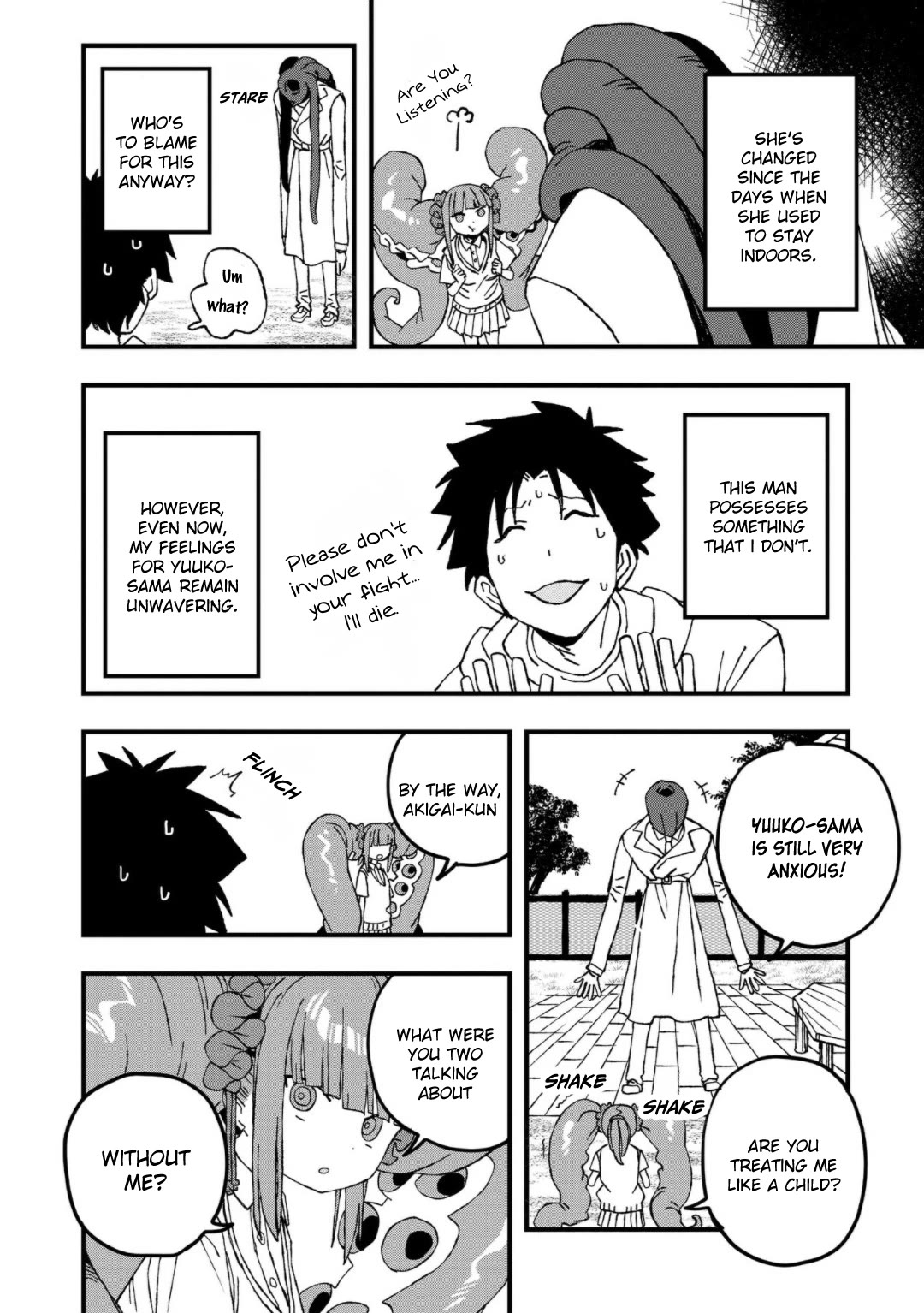 You Can’t Escape From Mizudako-chan! Chapter 24 page 22 - Chapter 24: Mysterious Henohenomoheji Masked Man