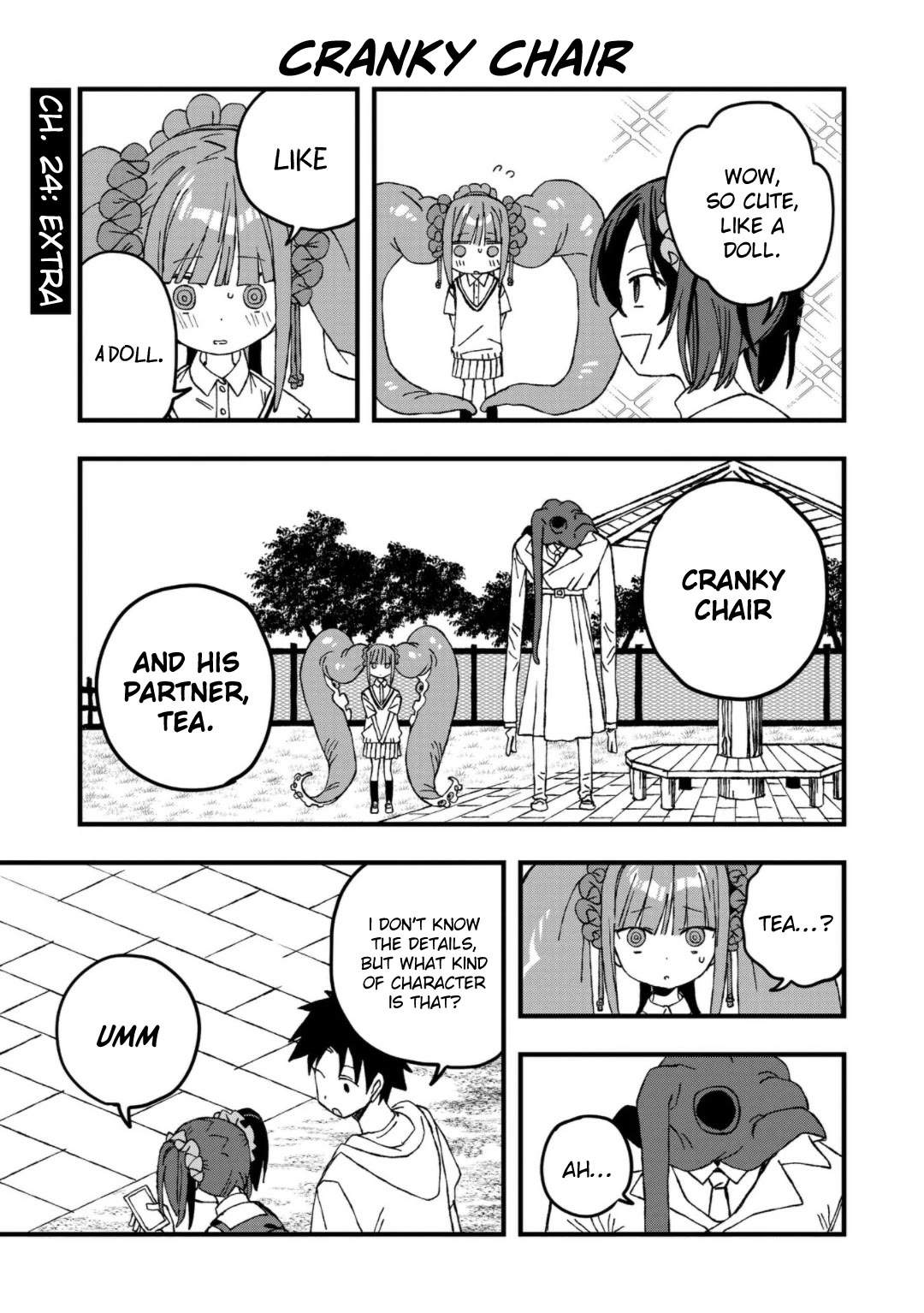 You Can’t Escape From Mizudako-chan! Chapter 24 page 24 - Chapter 24: Mysterious Henohenomoheji Masked Man