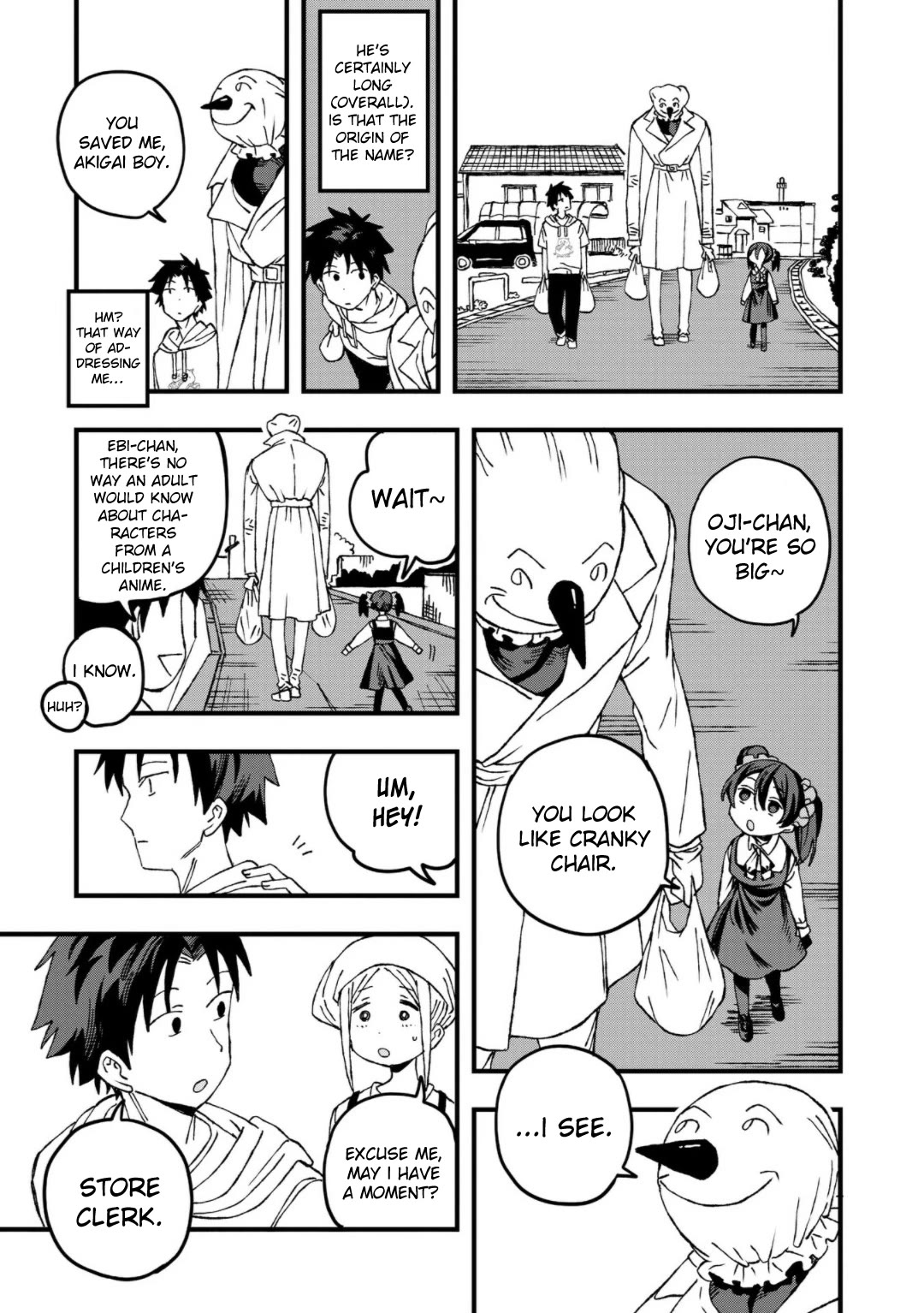 You Can’t Escape From Mizudako-chan! Chapter 24 page 5 - Chapter 24: Mysterious Henohenomoheji Masked Man