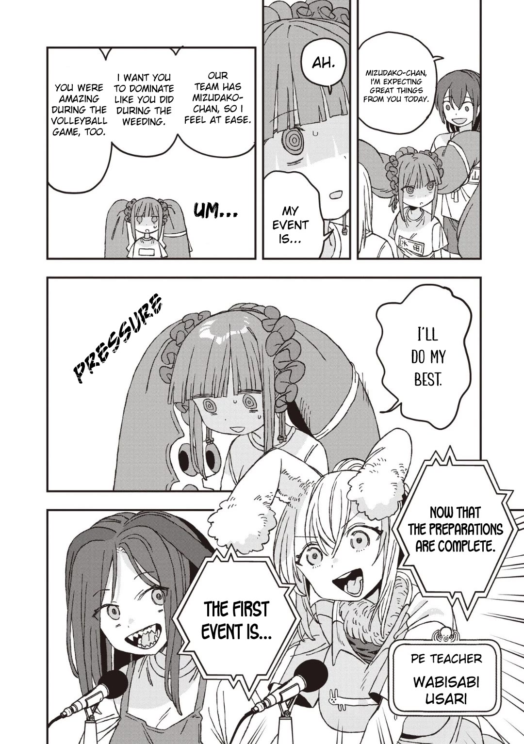 You Can’t Escape From Mizudako-chan! Chapter 26 page 6 - Chapter 26: Sports Festival