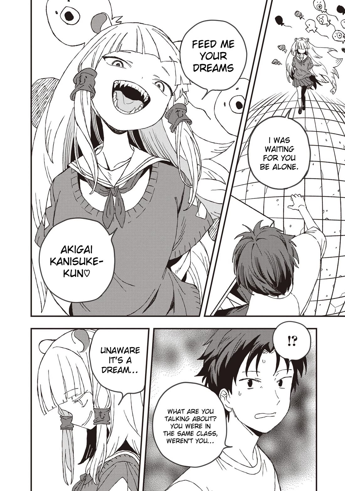 You Can’t Escape From Mizudako-chan! Chapter 27 page 8 - Chapter 27: Akigai in Trouble?! Mudou Bakura Again