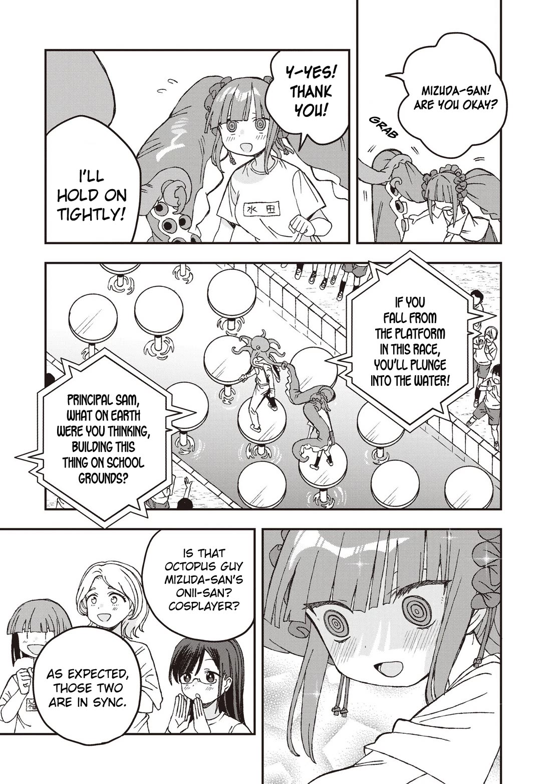 You Can’t Escape From Mizudako-chan! Chapter 28 page 19 - Chapter 28: The Octopus Arrives Late!