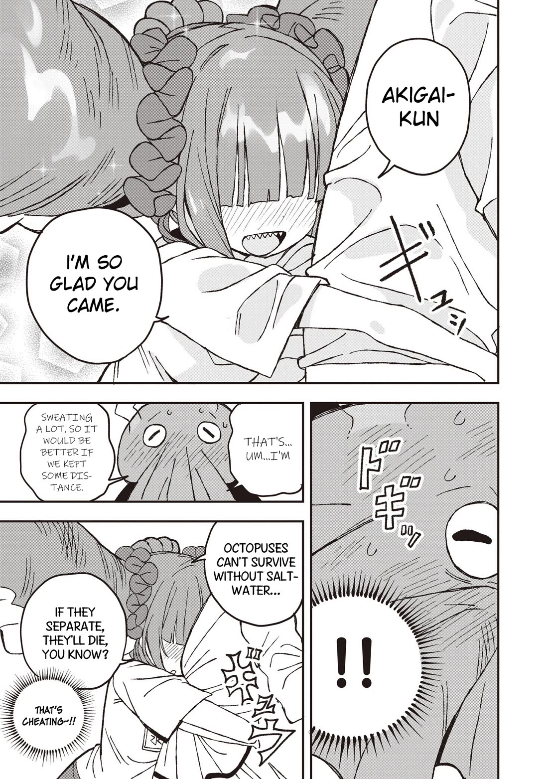 You Can’t Escape From Mizudako-chan! Chapter 28 page 25 - Chapter 28: The Octopus Arrives Late!