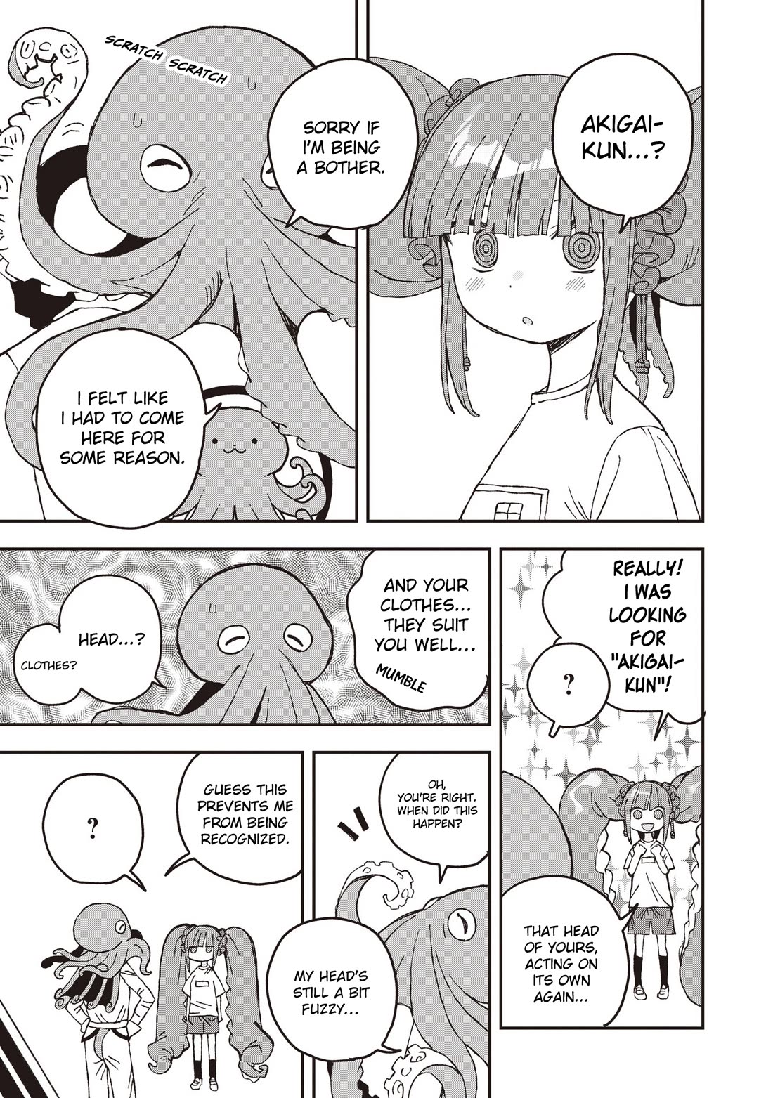 You Can’t Escape From Mizudako-chan! Chapter 28 page 7 - Chapter 28: The Octopus Arrives Late!