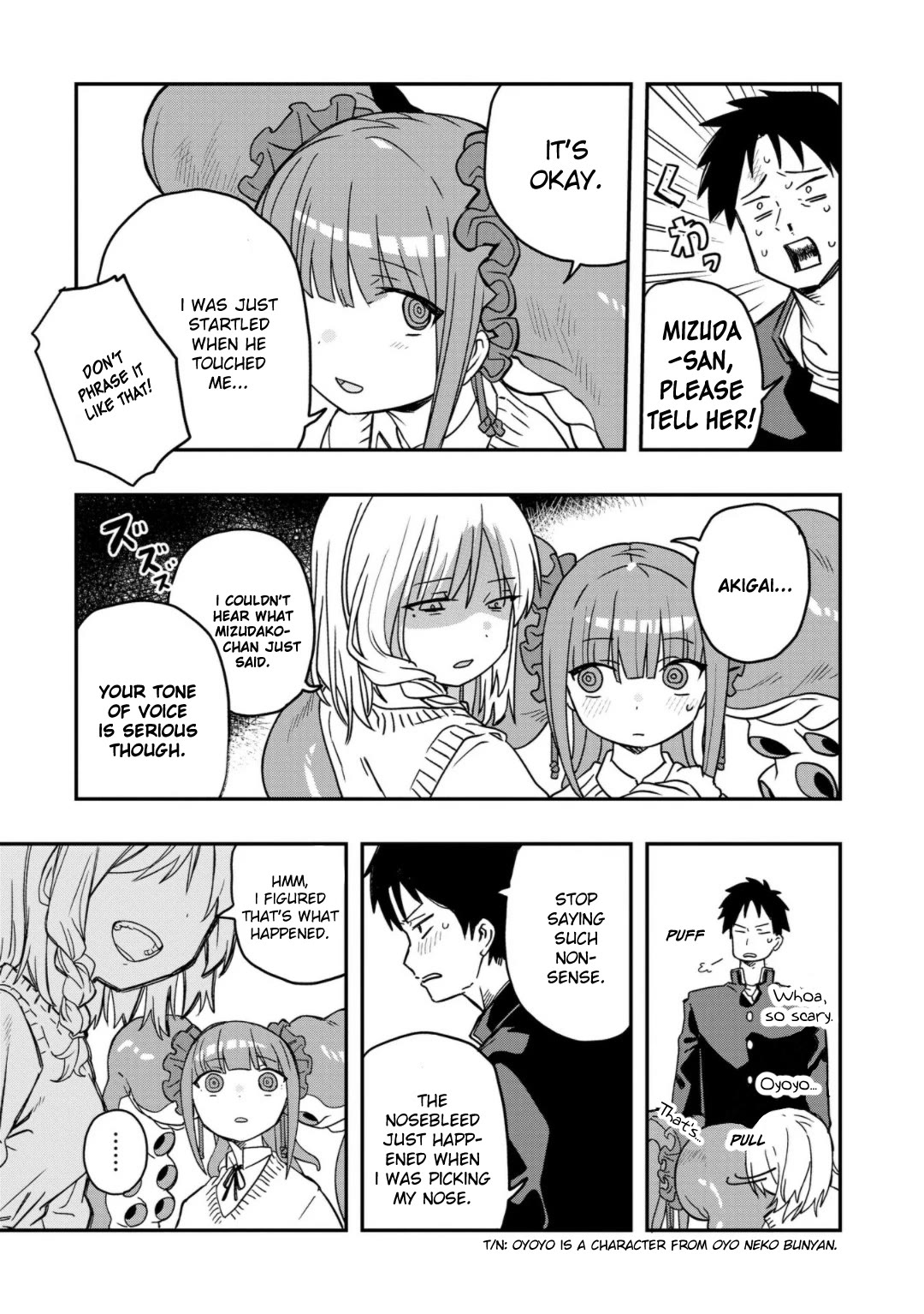 You Can’t Escape From Mizudako-chan! Chapter 3 page 13 - Chapter 3: Versatile Hair