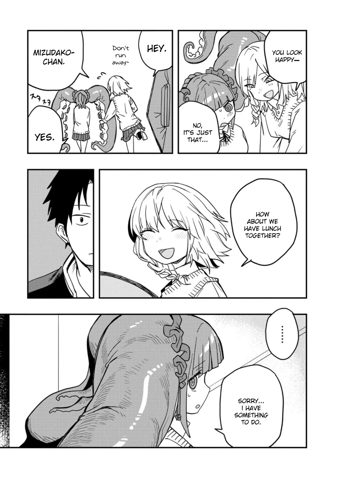 You Can’t Escape From Mizudako-chan! Chapter 3 page 15 - Chapter 3: Versatile Hair