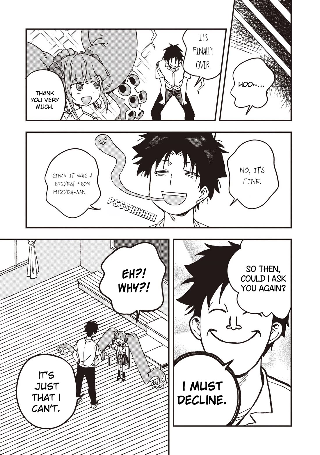You Can’t Escape From Mizudako-chan! Chapter 32 page 21 - Chapter 32: Matoi Water