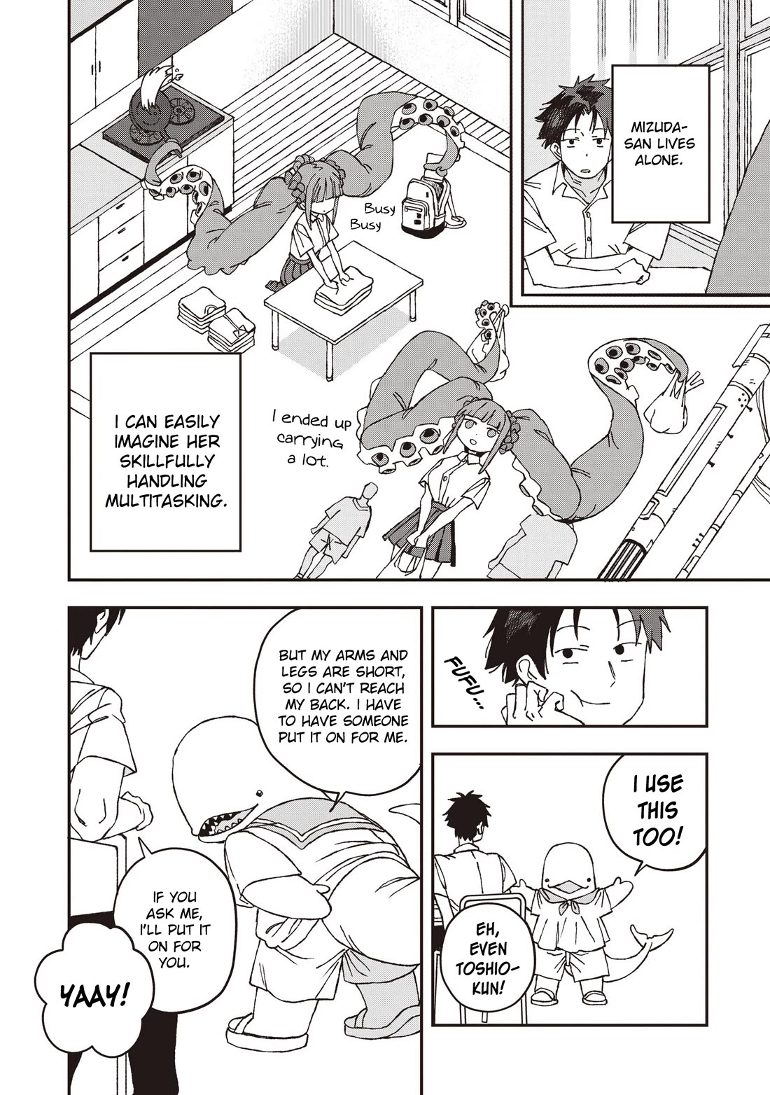 You Can’t Escape From Mizudako-chan! Chapter 32 page 4 - Chapter 32: Matoi Water