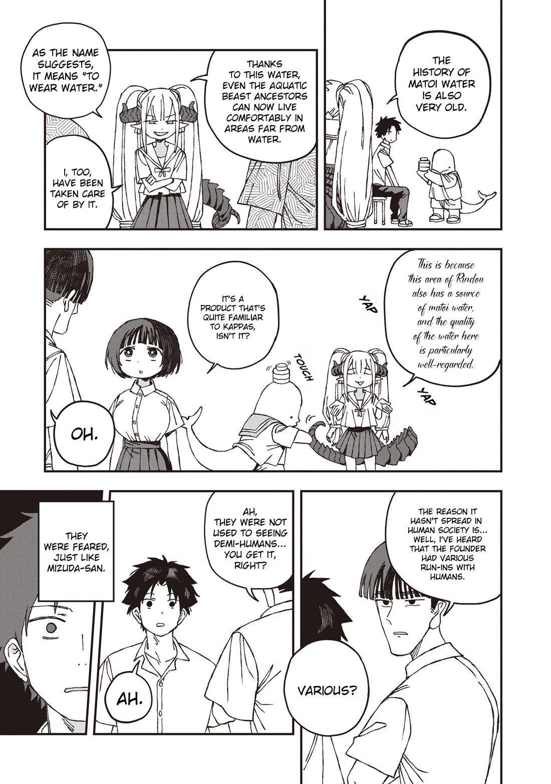 You Can’t Escape From Mizudako-chan! Chapter 32 page 5 - Chapter 32: Matoi Water