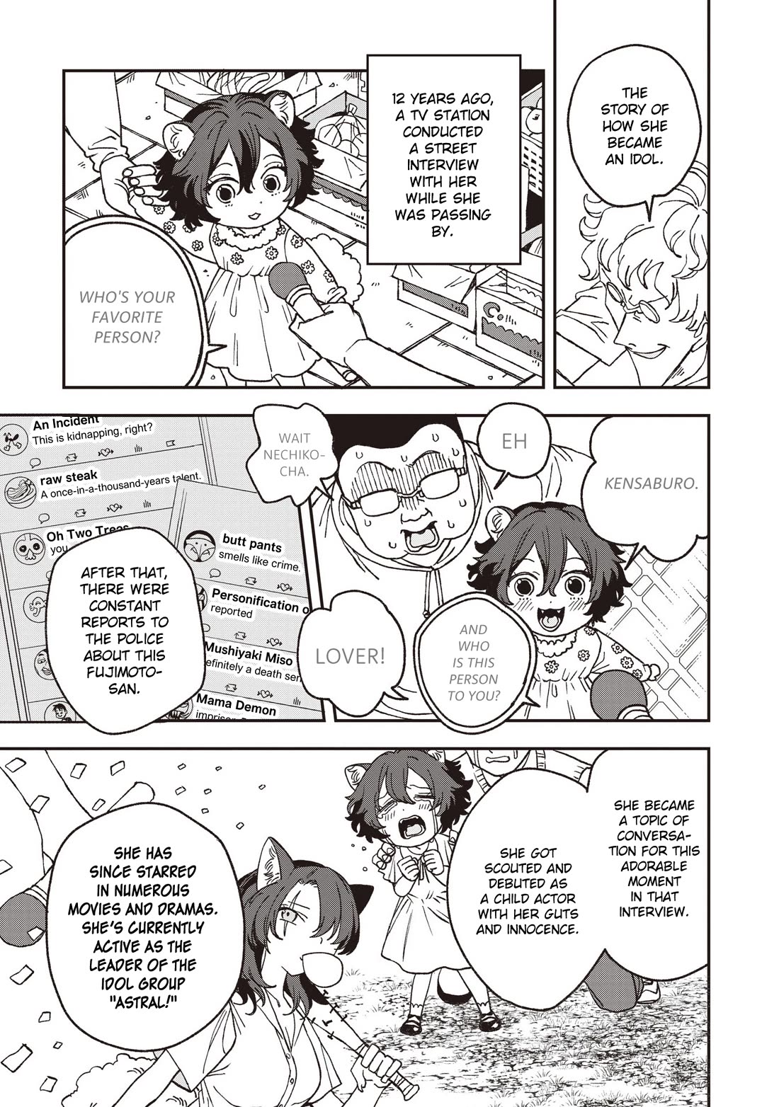 You Can’t Escape From Mizudako-chan! Chapter 33 page 3 - Chapter 33: The Idol Nekochimaru Swings and Misses