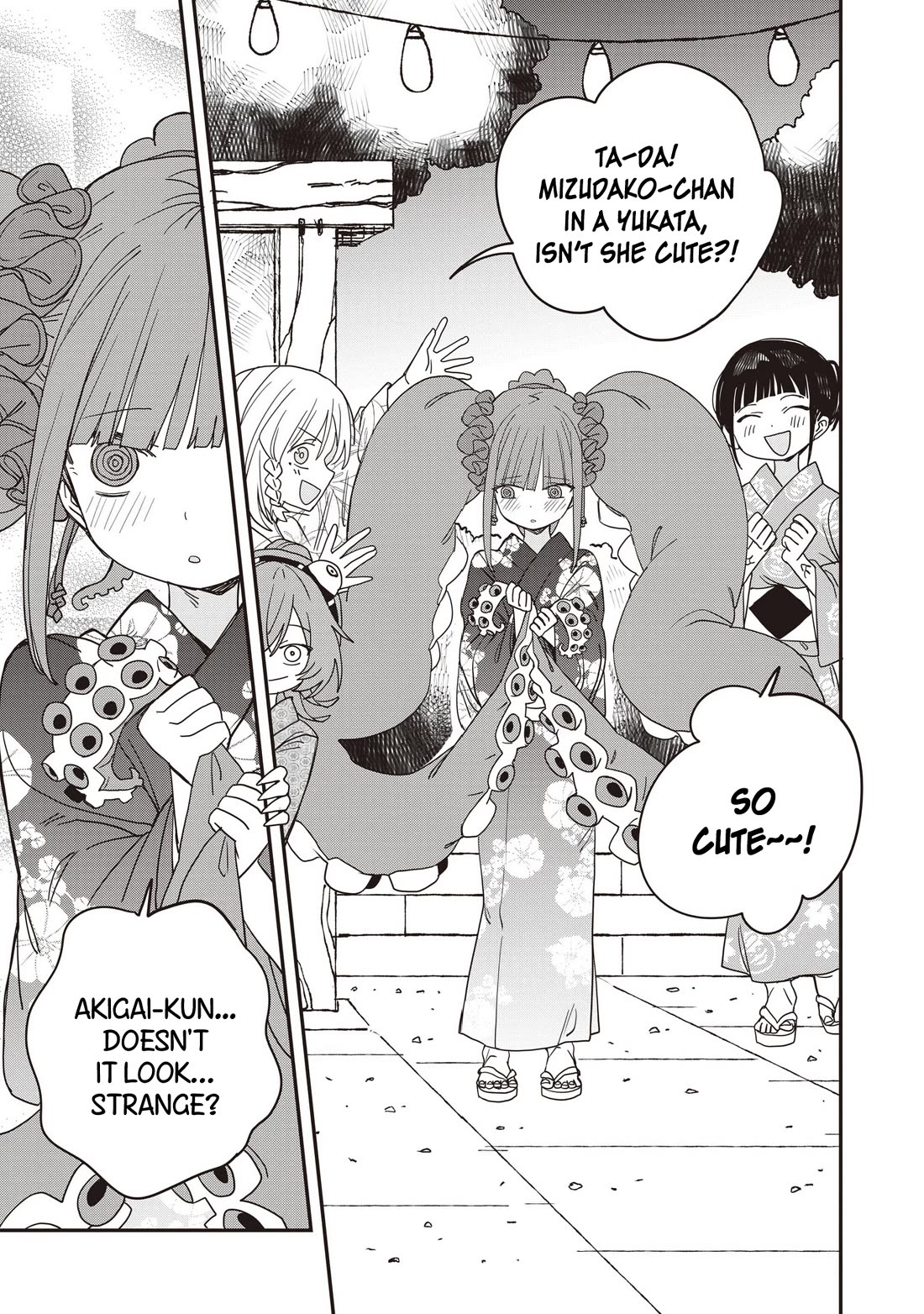 You Can’t Escape From Mizudako-chan! Chapter 34 page 13 - Chapter 34: Summer Water God Festival