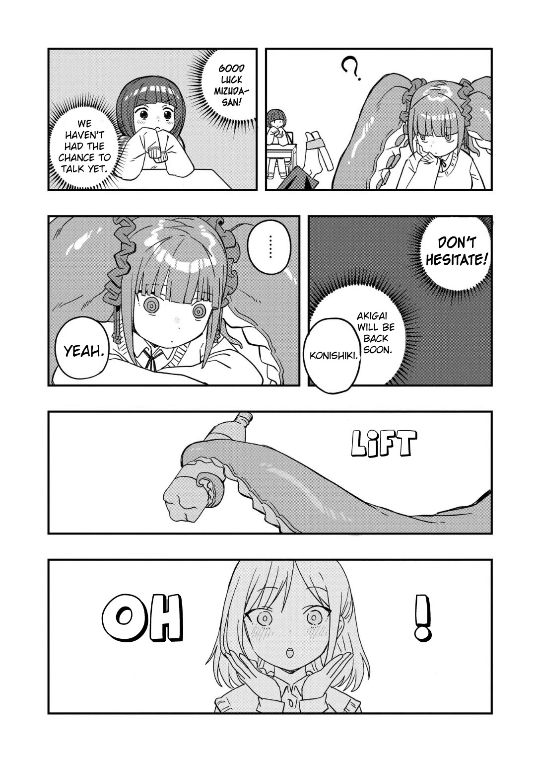 You Can’t Escape From Mizudako-chan! Chapter 4 page 12 - Chapter 4: Watch Team