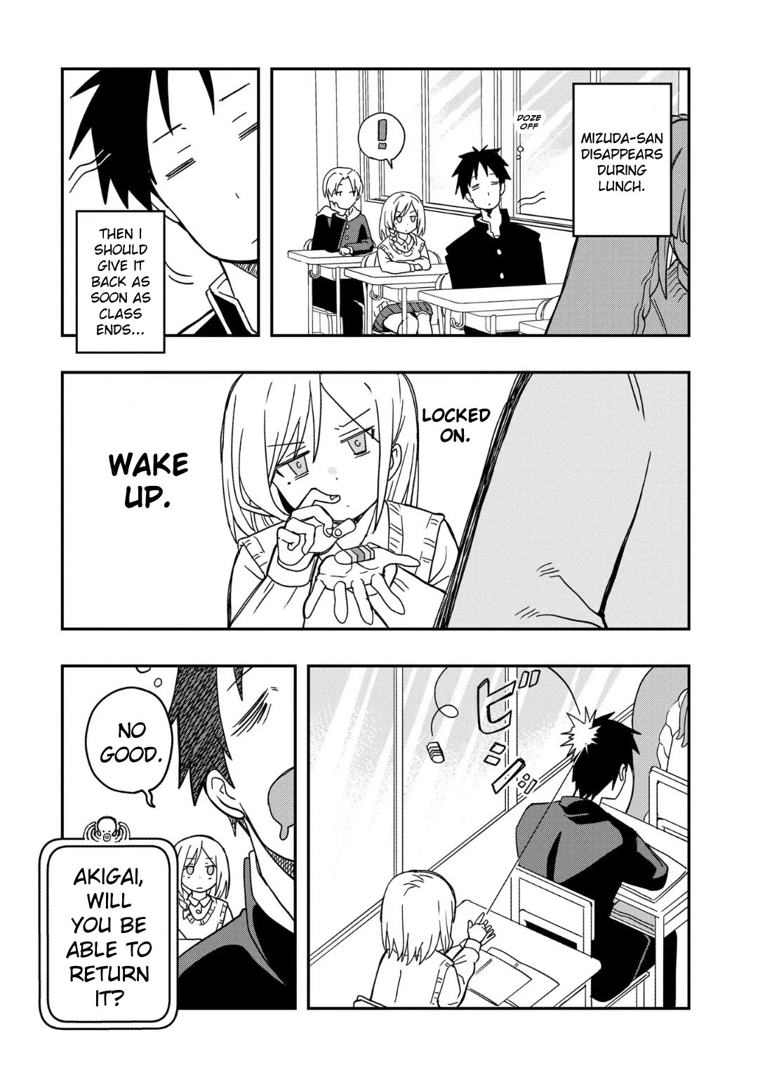You Can’t Escape From Mizudako-chan! Chapter 4 page 19 - Chapter 4: Watch Team