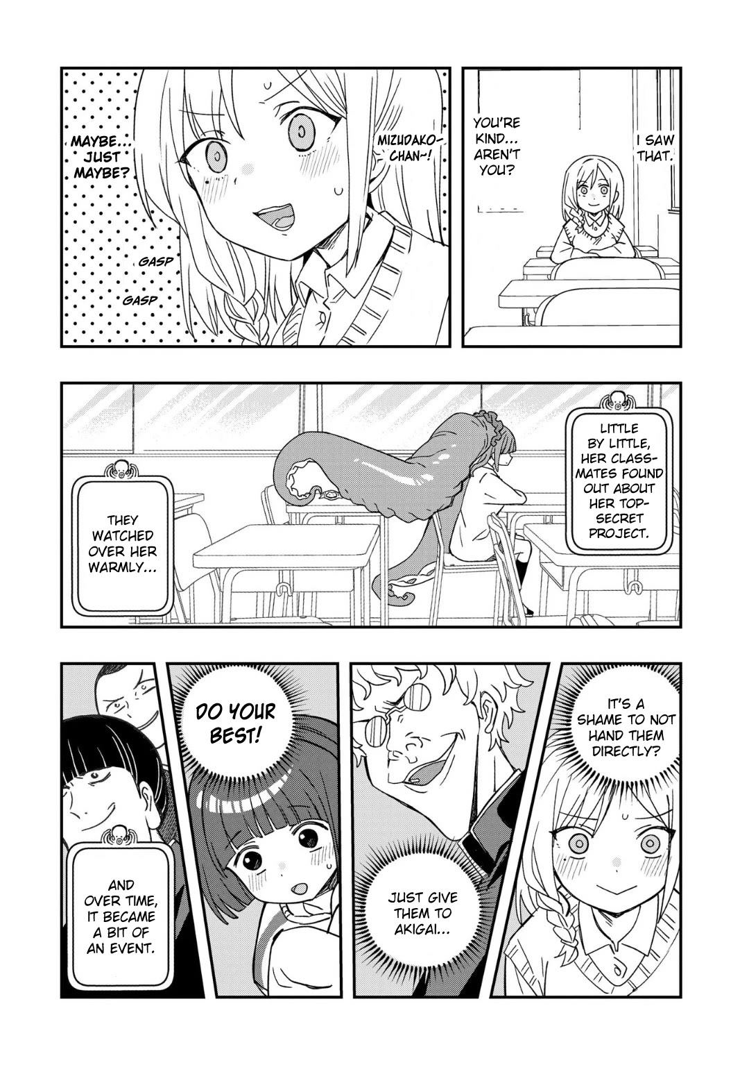 You Can’t Escape From Mizudako-chan! Chapter 4 page 7 - Chapter 4: Watch Team