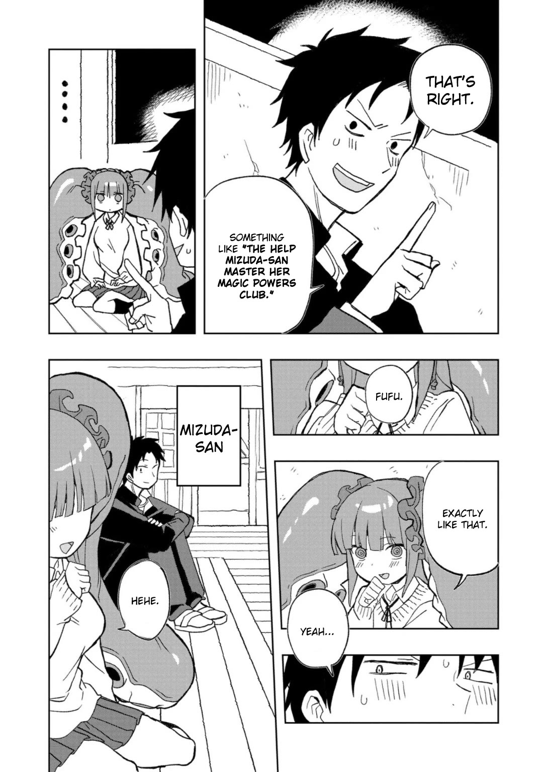 You Can’t Escape From Mizudako-chan! Chapter 6 page 10 - Chapter 6: Kunekune Club