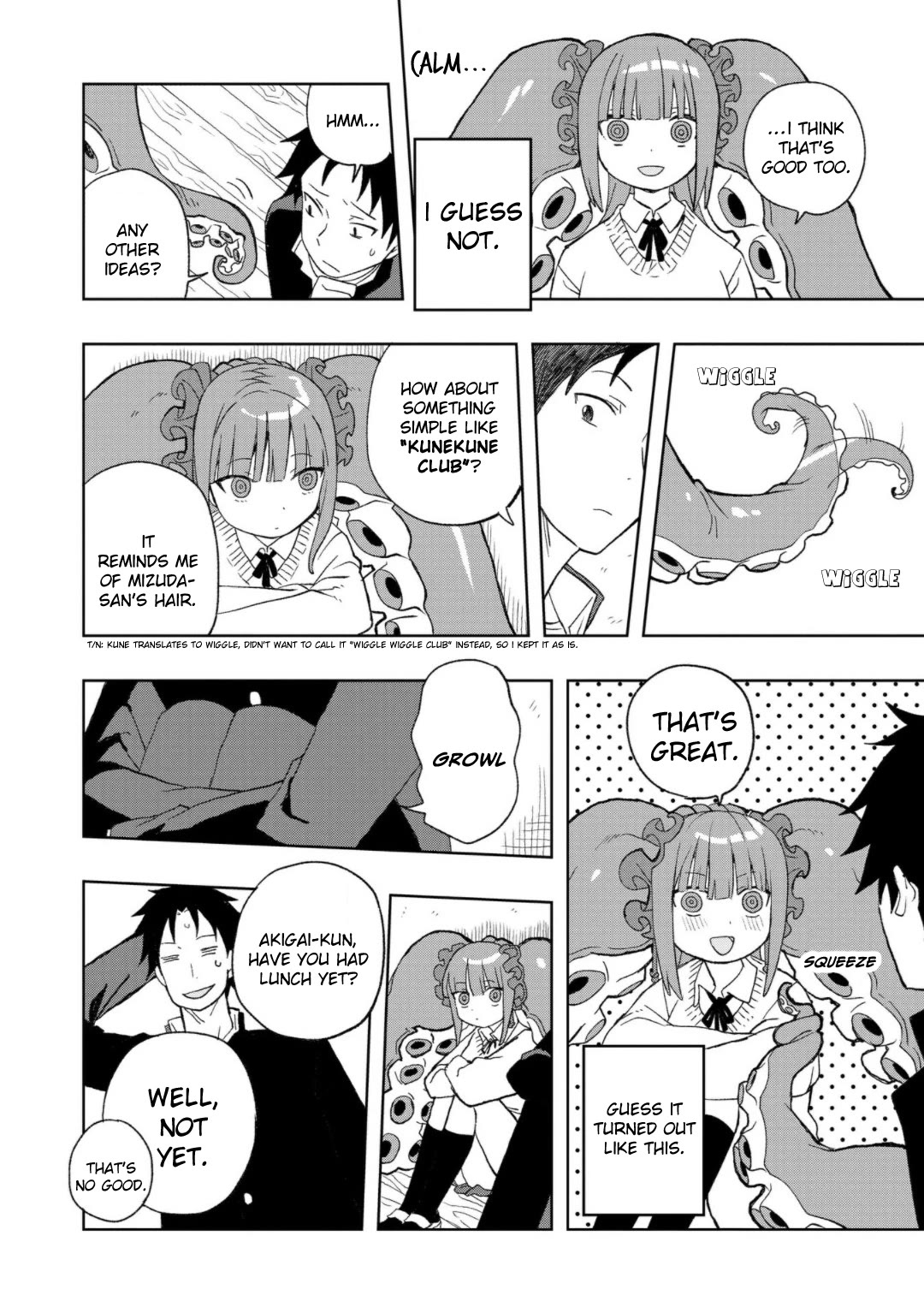 You Can’t Escape From Mizudako-chan! Chapter 6 page 12 - Chapter 6: Kunekune Club
