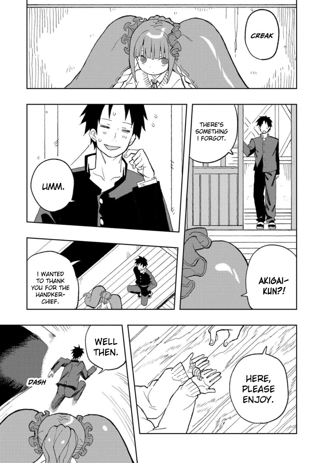 You Can’t Escape From Mizudako-chan! Chapter 6 page 15 - Chapter 6: Kunekune Club