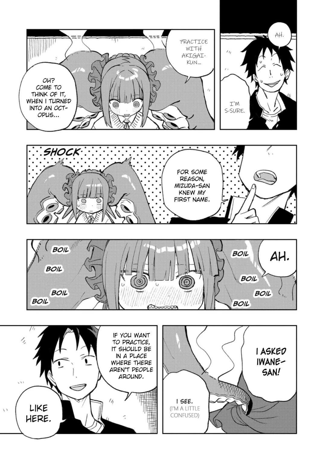 You Can’t Escape From Mizudako-chan! Chapter 6 page 7 - Chapter 6: Kunekune Club