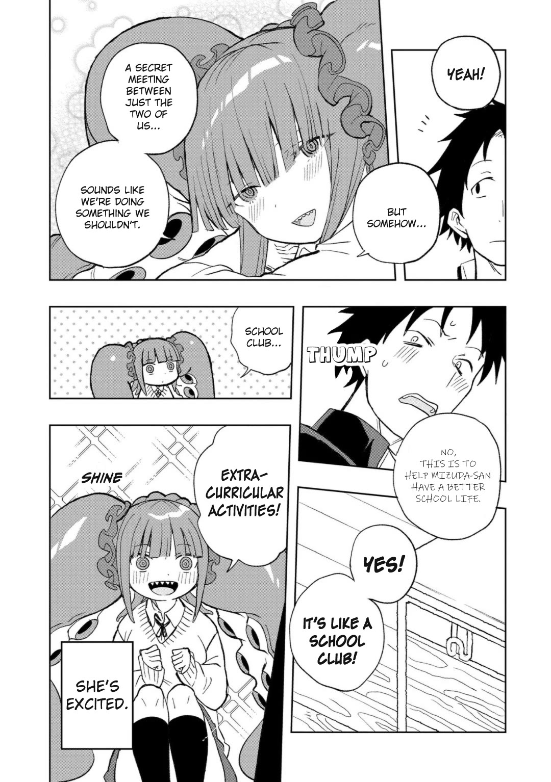 You Can’t Escape From Mizudako-chan! Chapter 6 page 8 - Chapter 6: Kunekune Club