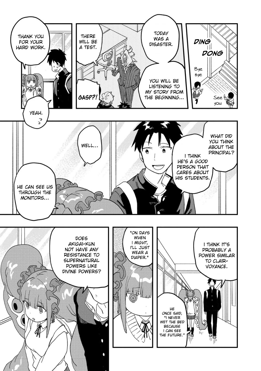 You Can’t Escape From Mizudako-chan! Chapter 7 page 13 - Chapter 7: Principal Sam Adam