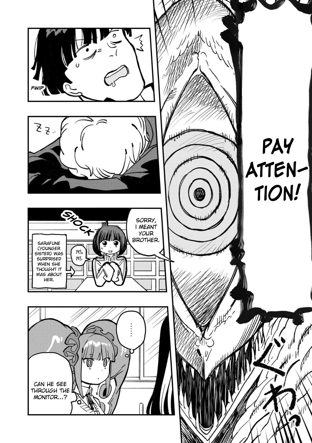 You Can’t Escape From Mizudako-chan! Chapter 7 page 8 - Chapter 7: Principal Sam Adam
