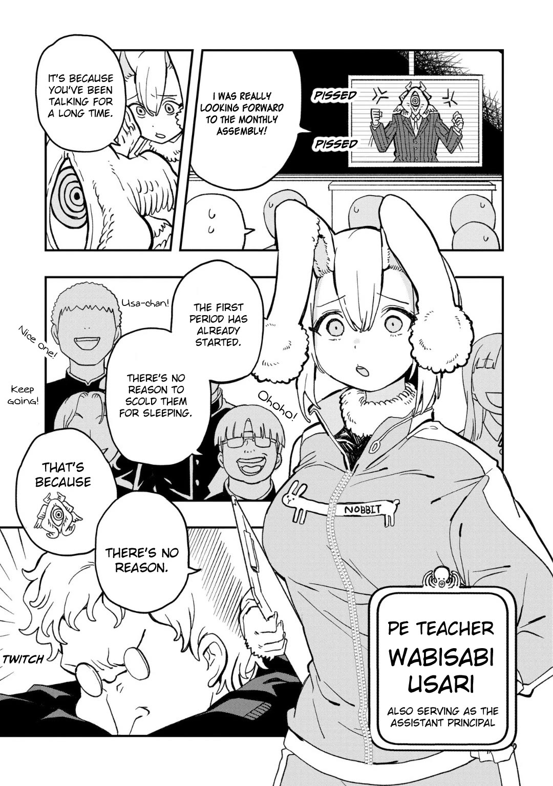 You Can’t Escape From Mizudako-chan! Chapter 7 page 9 - Chapter 7: Principal Sam Adam