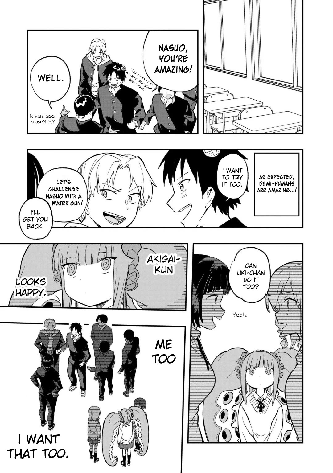 You Can’t Escape From Mizudako-chan! Chapter 9 page 17 - Chapter 9: Handwashing Sarafune Nasuo