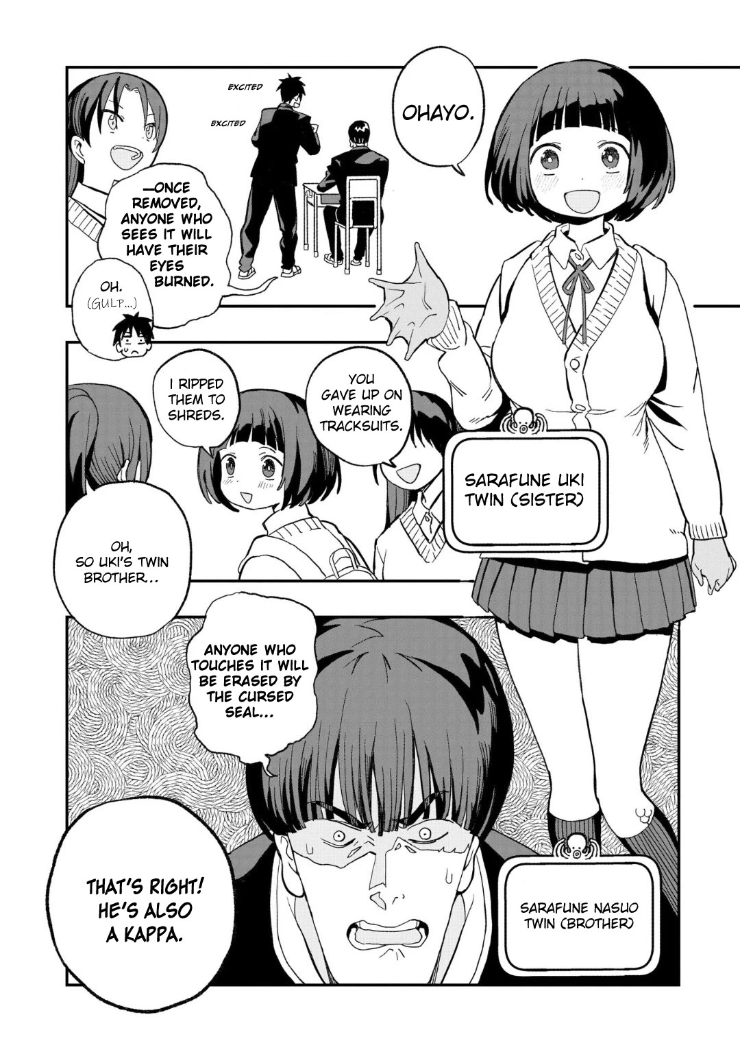 You Can’t Escape From Mizudako-chan! Chapter 9 page 2 - Chapter 9: Handwashing Sarafune Nasuo