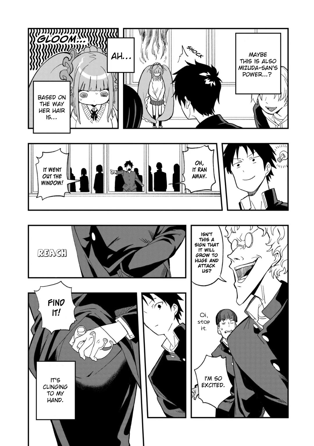 You Can’t Escape From Mizudako-chan! Chapter 9 page 22 - Chapter 9: Handwashing Sarafune Nasuo