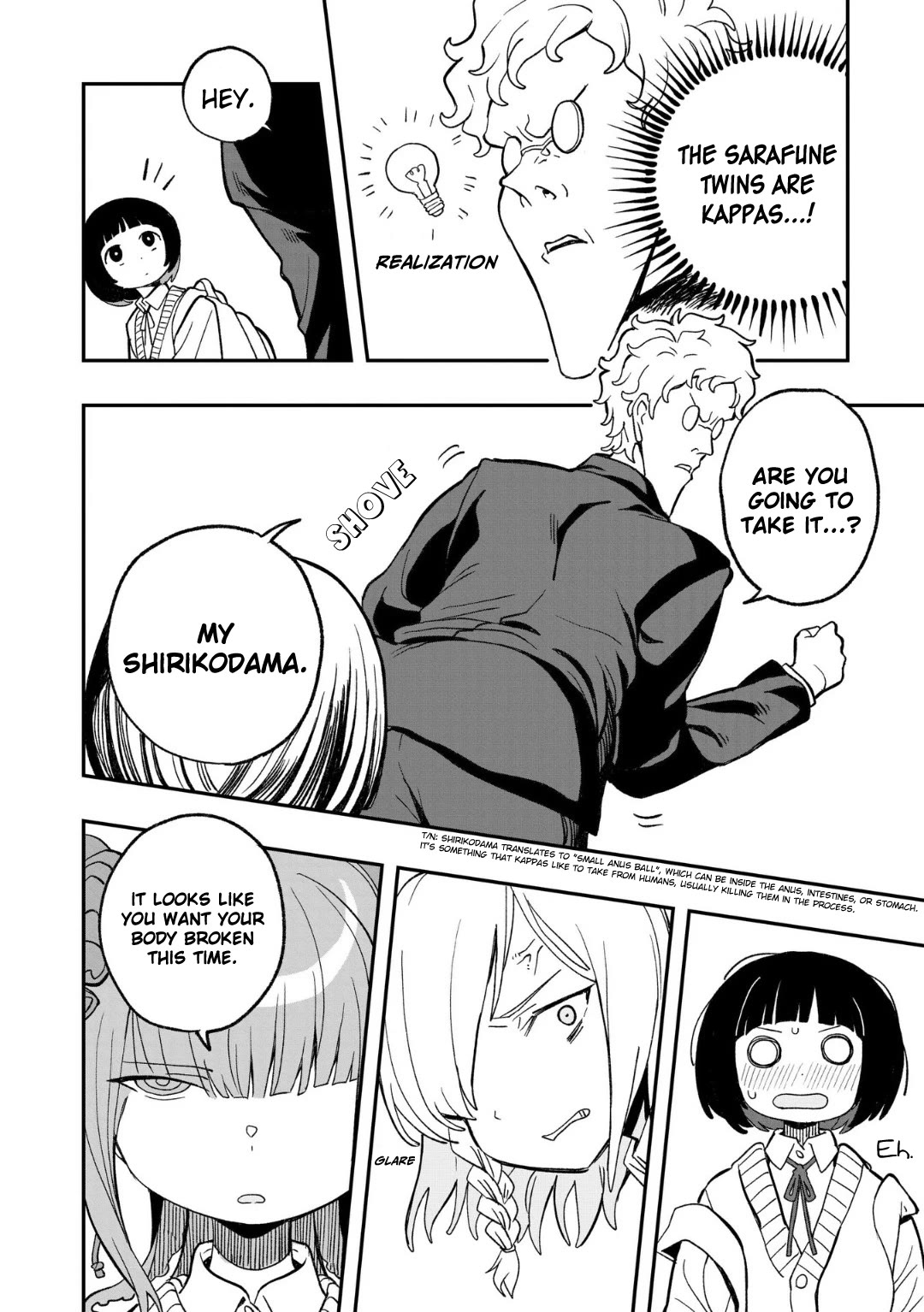 You Can’t Escape From Mizudako-chan! Chapter 9 page 8 - Chapter 9: Handwashing Sarafune Nasuo