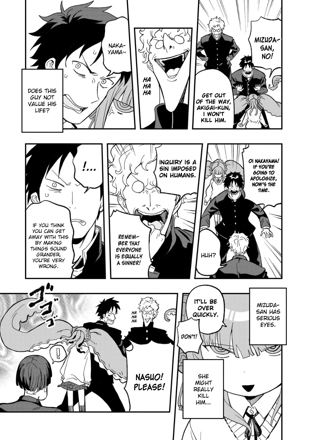 You Can’t Escape From Mizudako-chan! Chapter 9 page 9 - Chapter 9: Handwashing Sarafune Nasuo