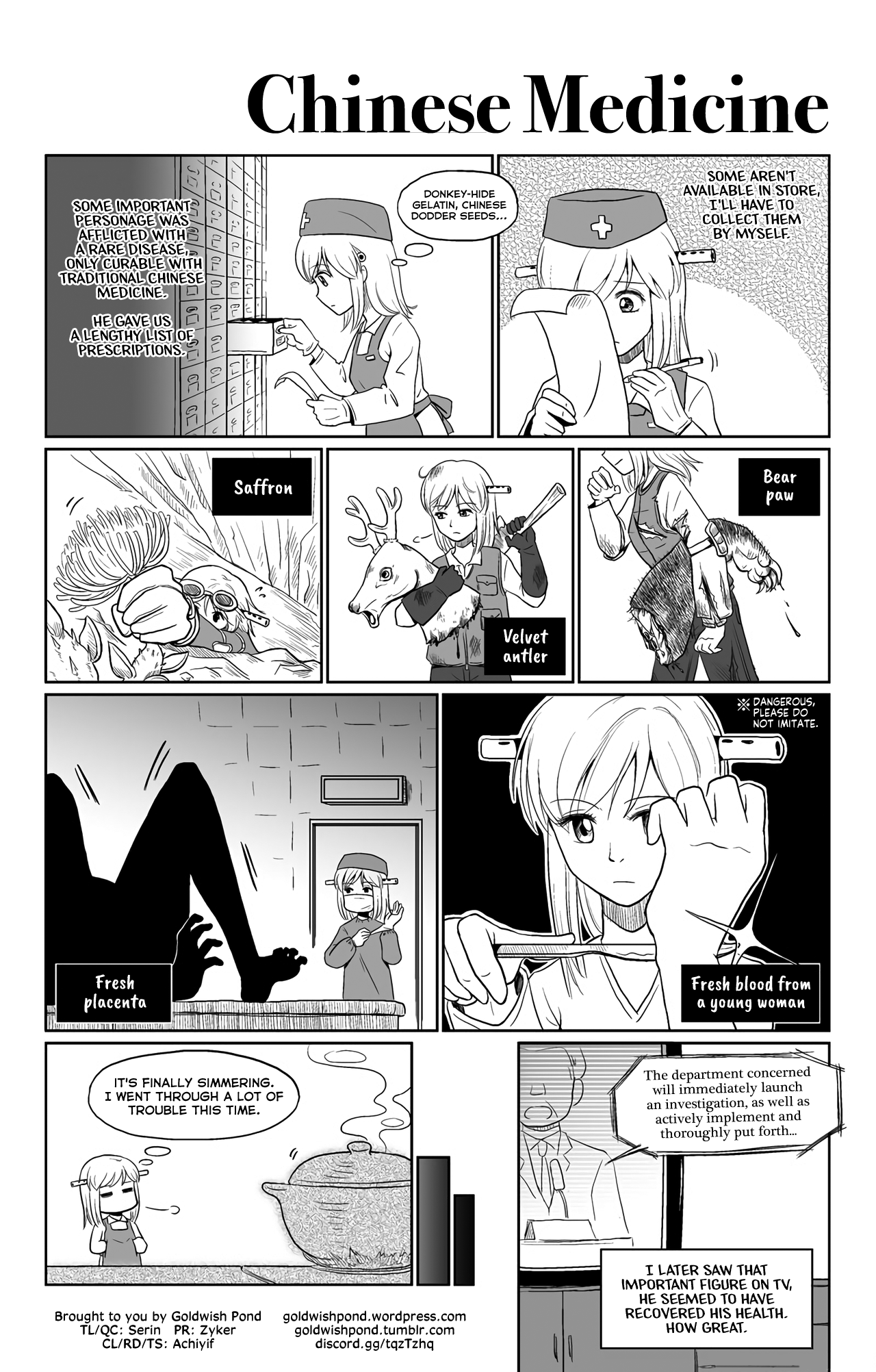 You Didn't See Anything Chapter 17 page 1 - Chapter 17: Chinese Medicine
