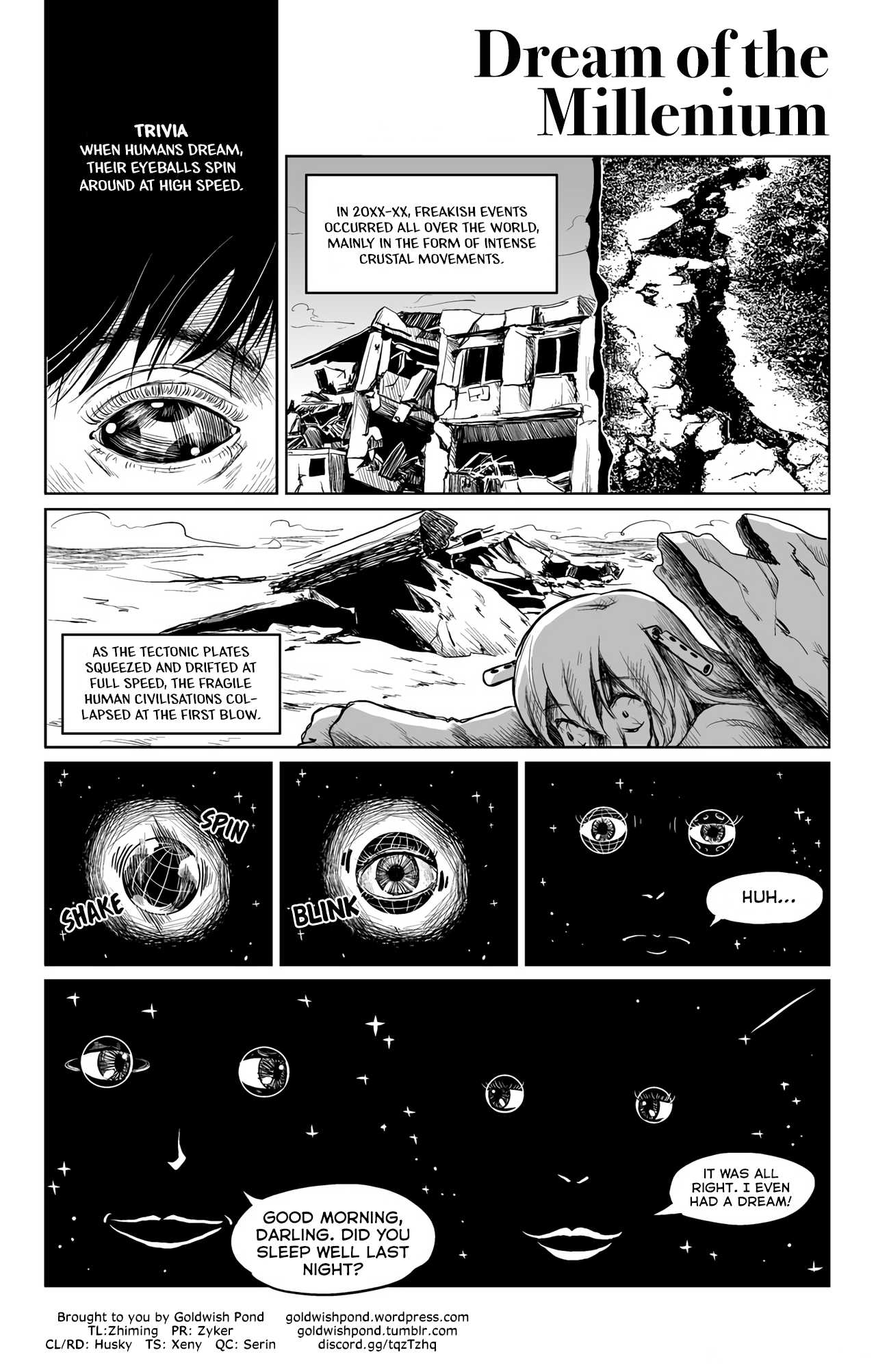 You Didn't See Anything Chapter 29 page 1 - Chapter 29: Dream of the Millenium