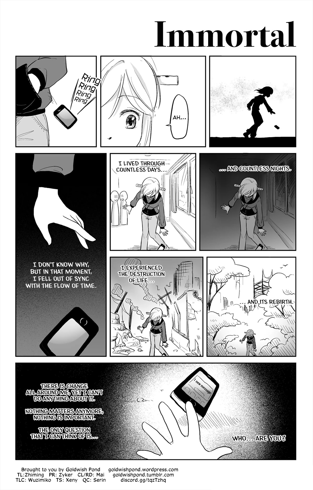 You Didn't See Anything Chapter 31 page 1 - Chapter 31: Immortal