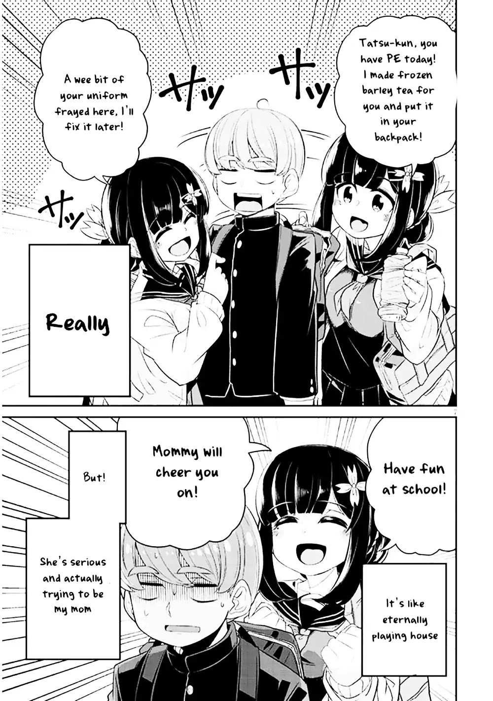 You Don't Want a Childhood Friend as Your Mom? Chapter 1 page 7 - Chapter 1