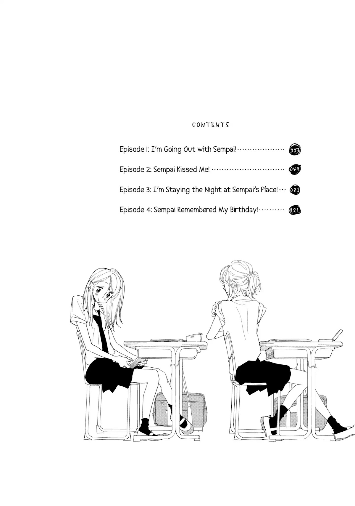 You Got Me, Sempai! Chapter 1 page 3 - Chapter 1: Vol.1 Episode 1: I'm Going Out with Sempai!