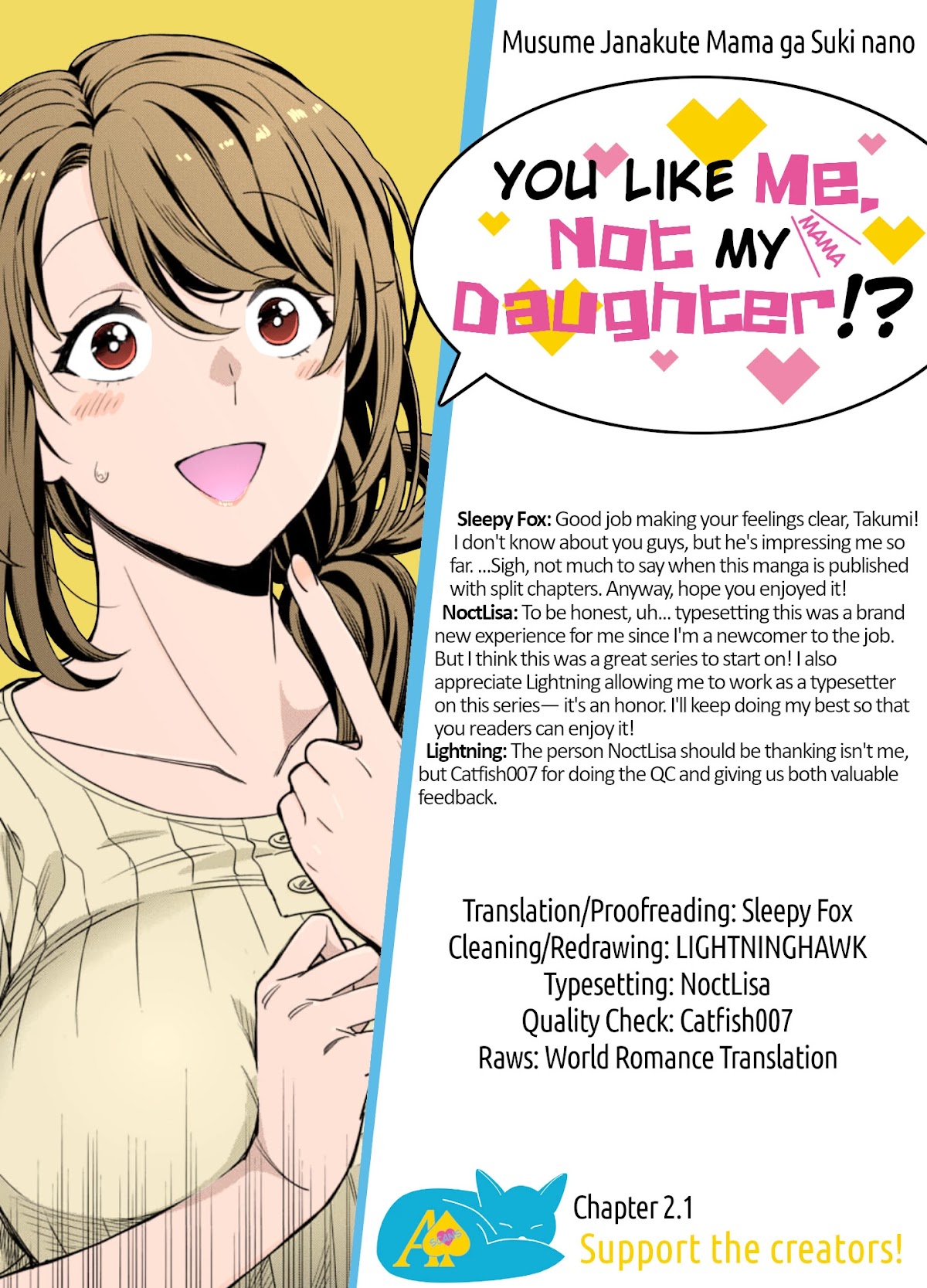 You Like Me, Not My Daughter?! Chapter 2.1 page 10 - Chapter 2.1 - 2.3