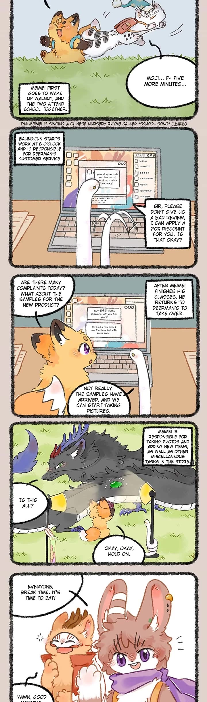 You Shou Yan Chapter 1082 page 2 - Chapter 1082: A Day at Deerman's (part 1)