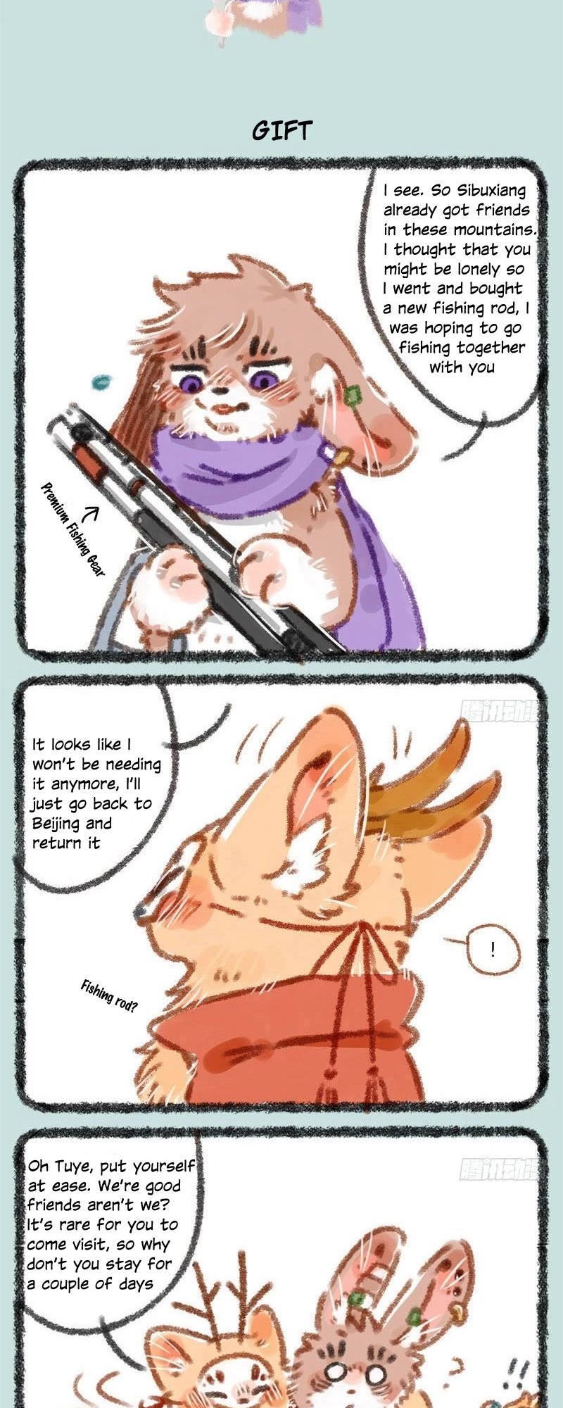 You Shou Yan Chapter 11 page 4 - Chapter 11: Peach Blossom Lake is thousands of feet deep, but not as deep as the love for fishing