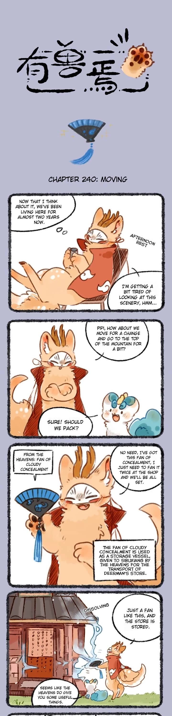 You Shou Yan Chapter 240 page 1 - Chapter 240: Moving/Compromise