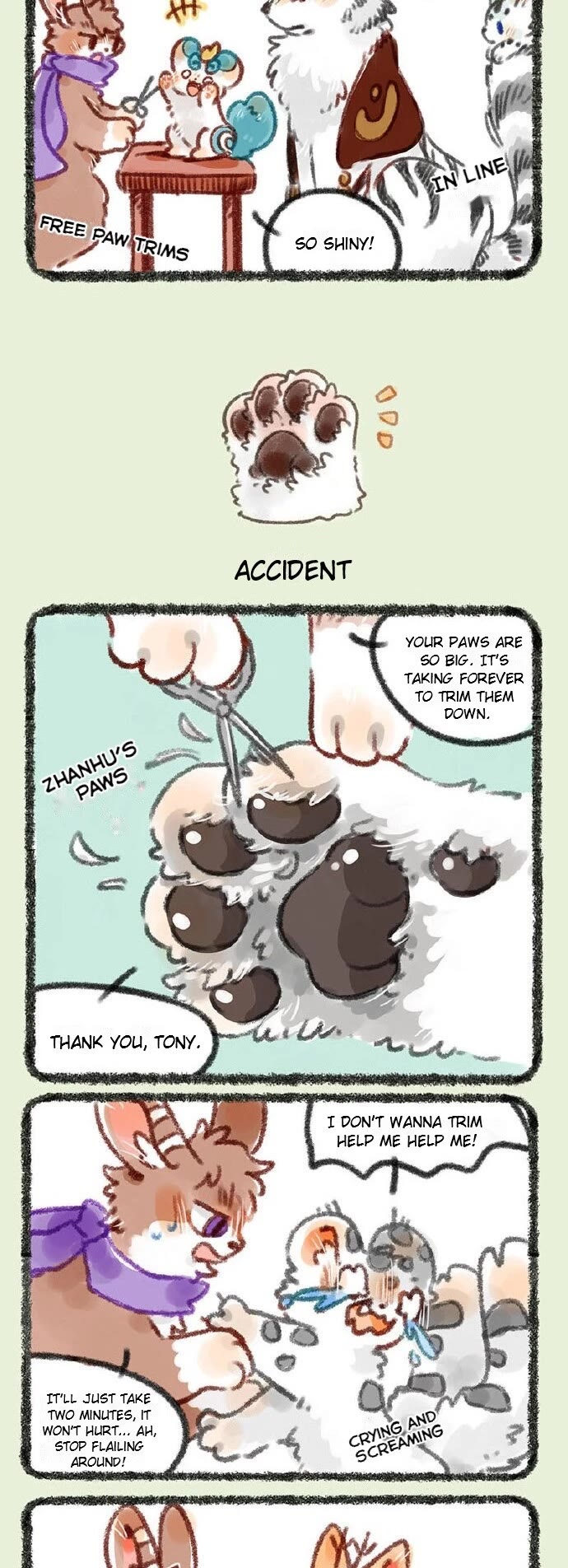 You Shou Yan Chapter 244 page 2 - Chapter 244: Furry Paws/Accident