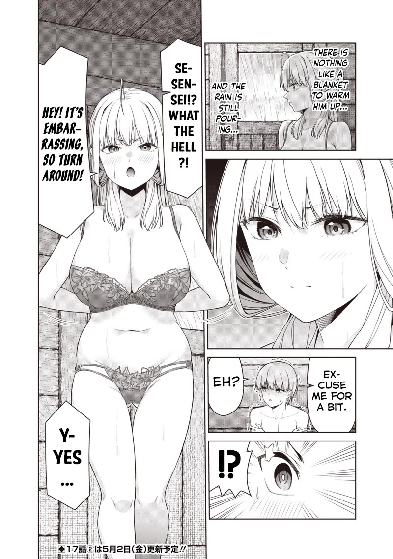 You Still Call Yourselves Teachers? Chapter 17.2 page 16 - Chapter 17.2: Shinozaki-Sensei and secret shelter from rain (2)