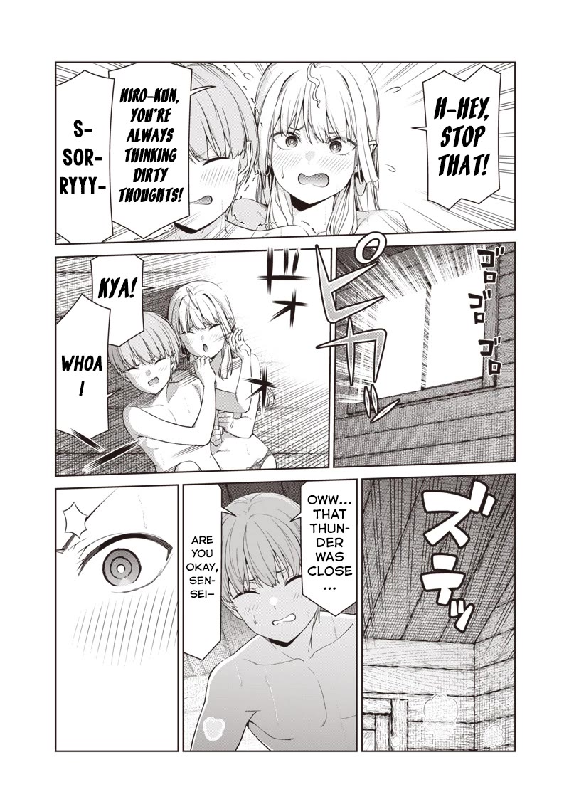 You Still Call Yourselves Teachers? Chapter 17.3 page 4 - Chapter 17.3: Shinozaki-Sensei and secret shelter from rain (3)