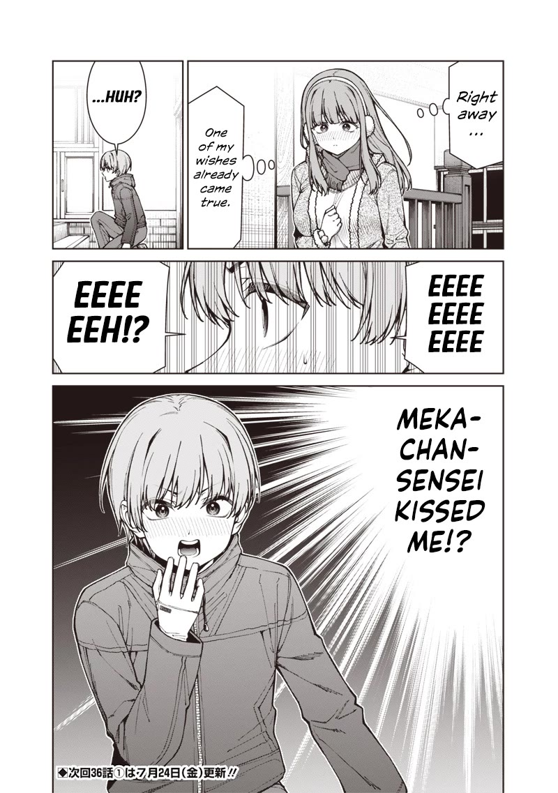 You Still Call Yourselves Teachers? Chapter 35.2 page 21 - Chapter 35.2: Hatsumode with Meka-Chan-Sensei (2)