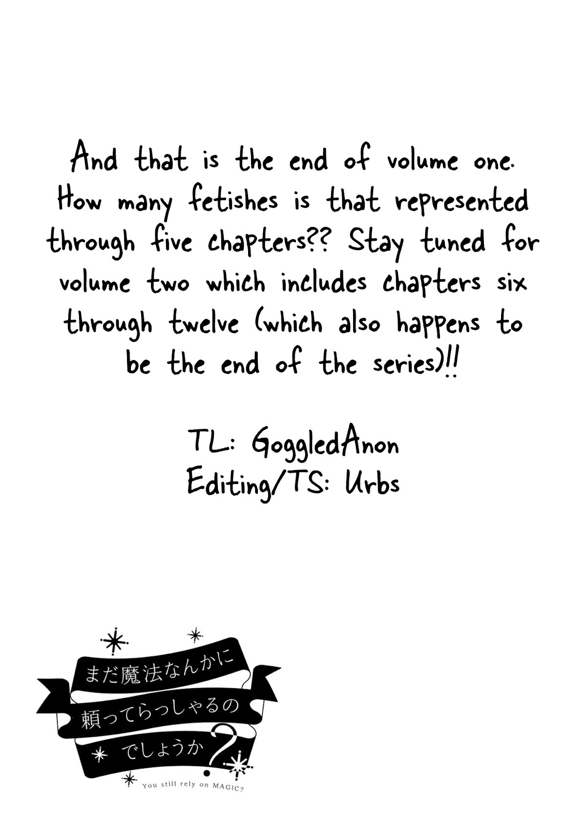 You Still Rely on MAGIC? Chapter 5 page 33 - Chapter 5