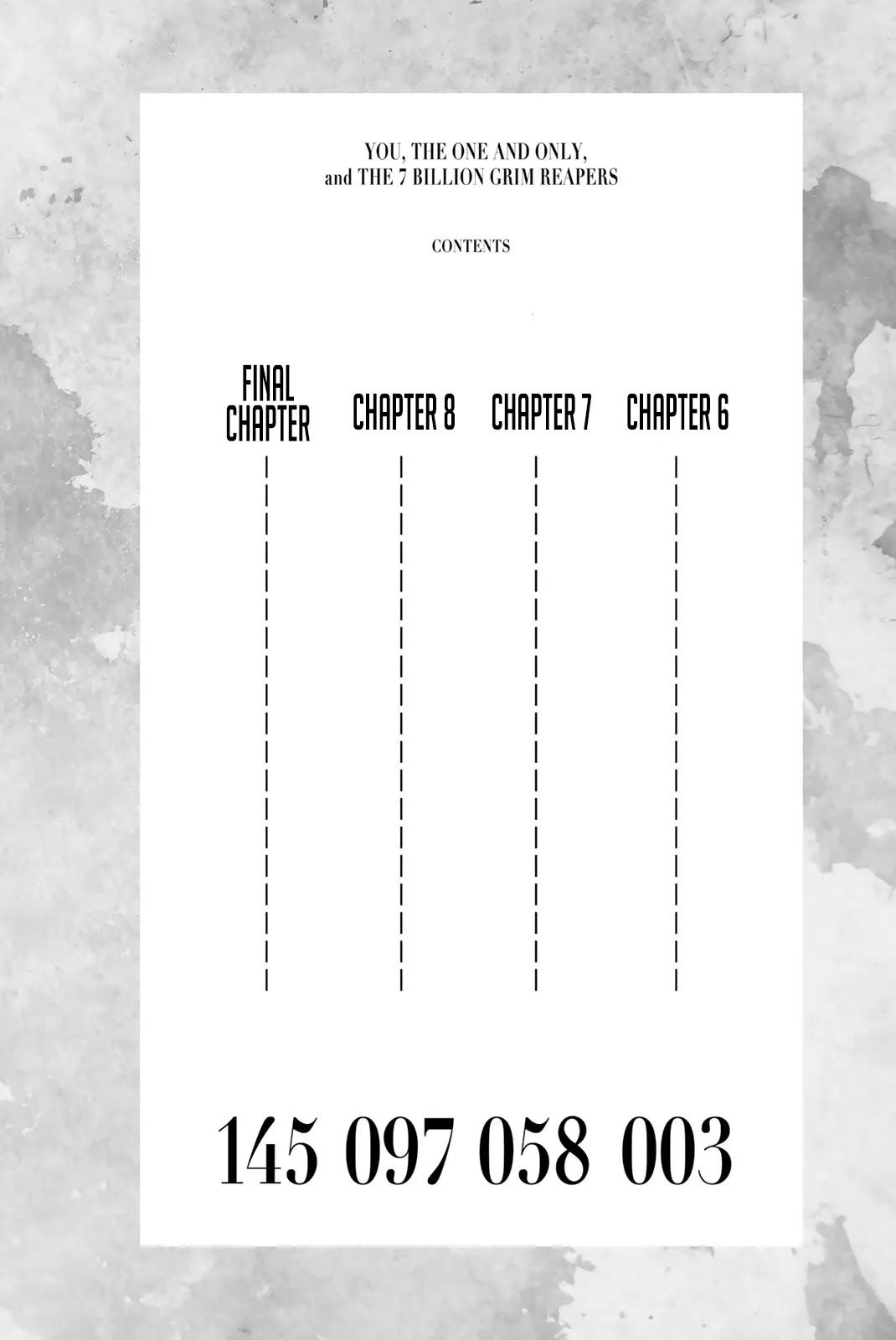 You, The One And Only, And The Seven Billion Grim Reapers Chapter 6 page 5 - Chapter 6