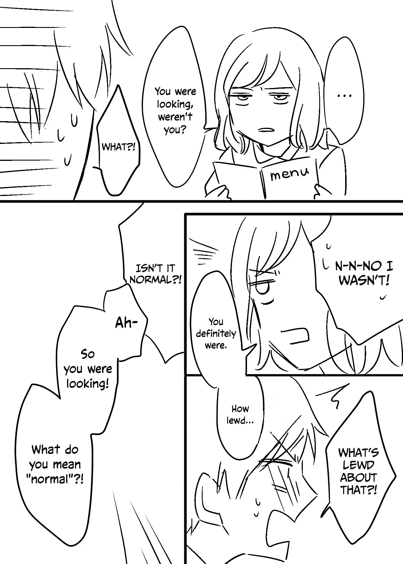 You Were Looking, Weren't You? Chapter 0 page 2 - Chapter 0: Oneshot