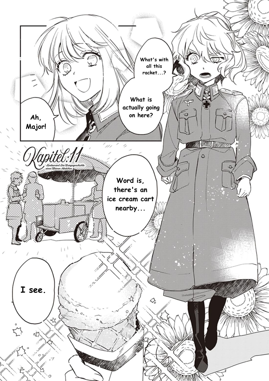 Youjo Senki Restaurant Chapter 11 page 1 - Chapter 11: Ice Cream